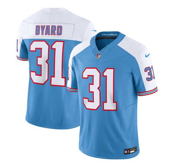 Men & Women & Youth Tennessee Titans #31 Kevin Byard Blue White 2023 F.U.S.E. Vapor Limited Throwback Jersey